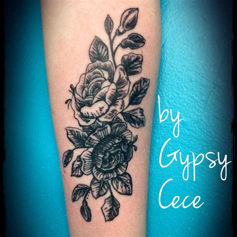 Vintage Victorian Roses Tattoo By Gypsycece