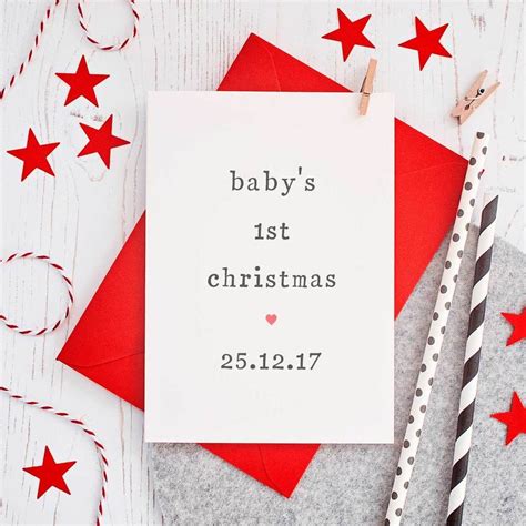 We did not find results for: Personalised Baby's 1st Christmas Card By The Two Wagtails | notonthehighstreet.com