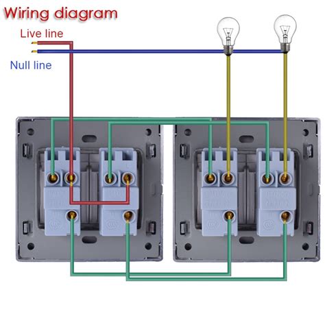 2 Gang 2 Way Light Switch Wiring Diagram Uk - Wiring Diagram Schemas