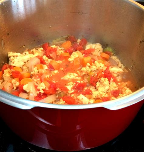 Italian Tofu Scramble In The Pressure Cooker