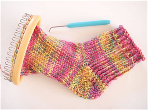 It's all knitting, just with different tools. Ravelry: Knitted Basic Socks on Sock Loom Strickding ...