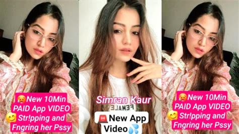 Simran Kaur Fingaring Her Pussy Premium App Video Aagmaal Boo