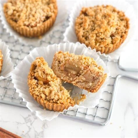 Mini Cinnamon Apple Crumble Tarts With Oats Easy Gluten Free