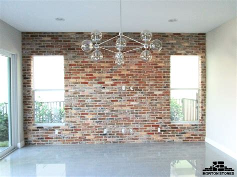 A Chic Rustic Brick Accent Wall Project Mortonstones Brick Tiles