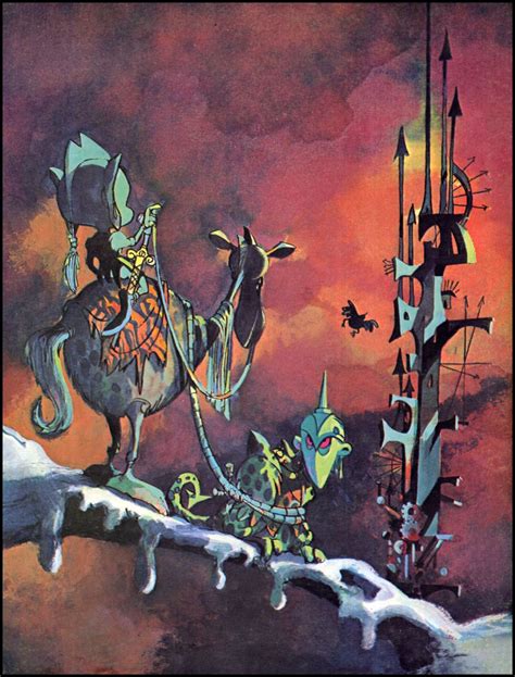Ralph Bakshi A Scene From Tolkien Ca 1971 Fantasy Illustration