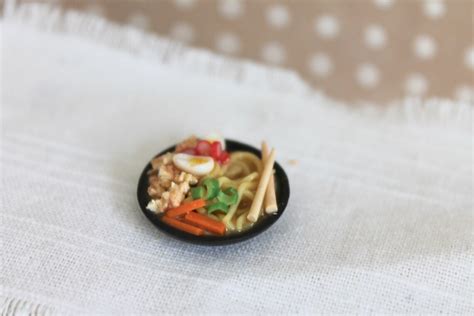 Miniature Food Japanase Ramen Japanese Food Realistic Etsy Uk