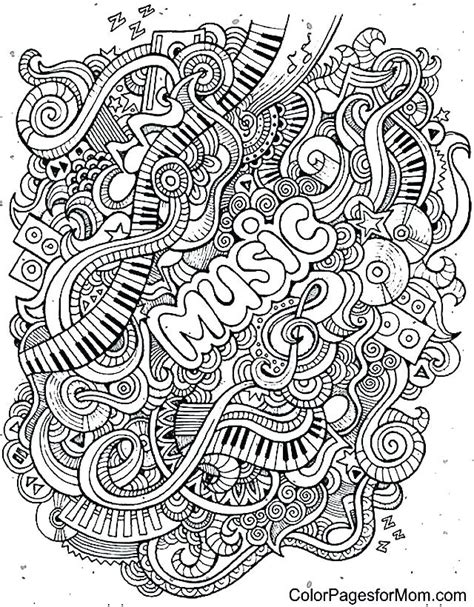 Free Printable Music Notes Coloring Pages At GetColorings Free