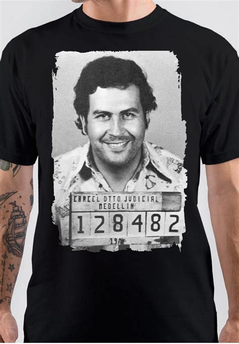Pablo Escobar Mugshot T Shirt Shark Shirts