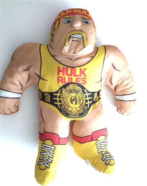 Product titlenickelodeon jojo siwa unicorn pillow buddy. Vintage 1990 Hulk Hogan WWF Wrestling Buddies Plush Pillow ...