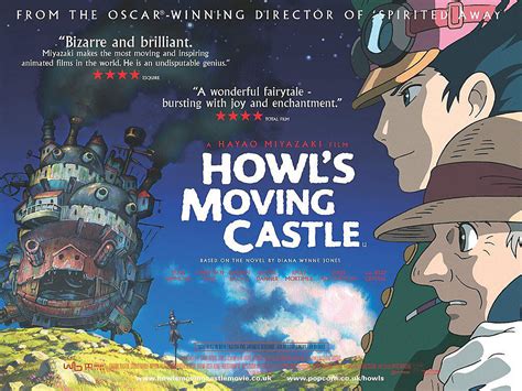 Image Howls Moving Castle English Poster 1 Animation And