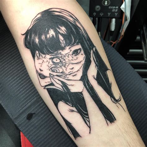 Chinchillazest Tattoo On Instagram Junji Ito Tomie Thanks Again