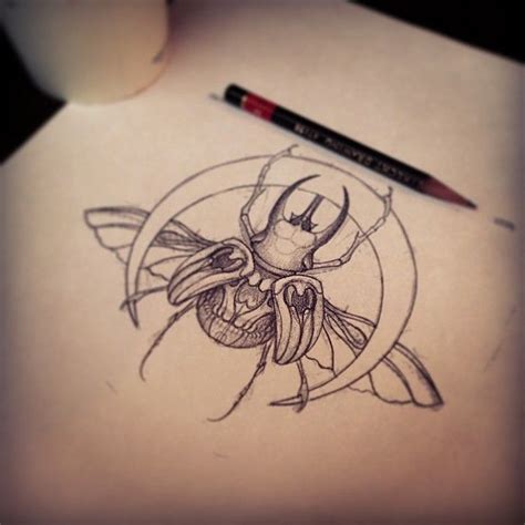 Bug Tattoo Design Beetle Tattoo Bug Tattoo Insect Tattoo