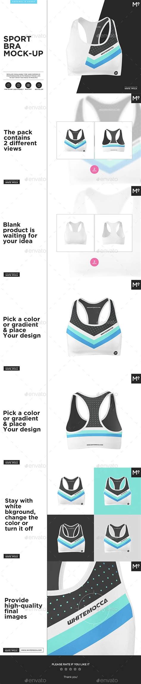 Download Sport Bra Mock-up (With images) | Clothing mockup, Mockup ...