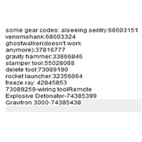 Roblox Gear Id Codes Nuke - roblox stamper tool gear
