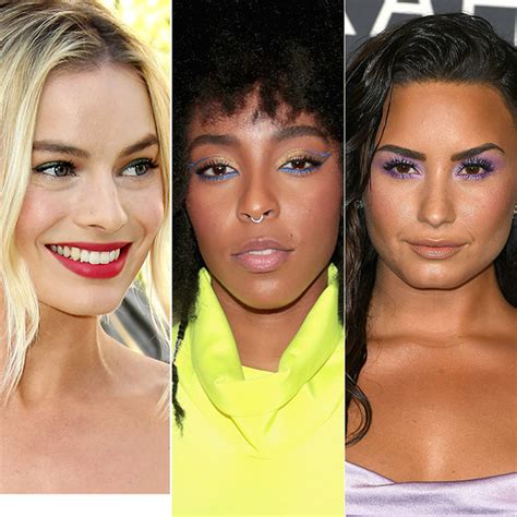 Colored Eyeliner Celebrity Beauty Inspiration