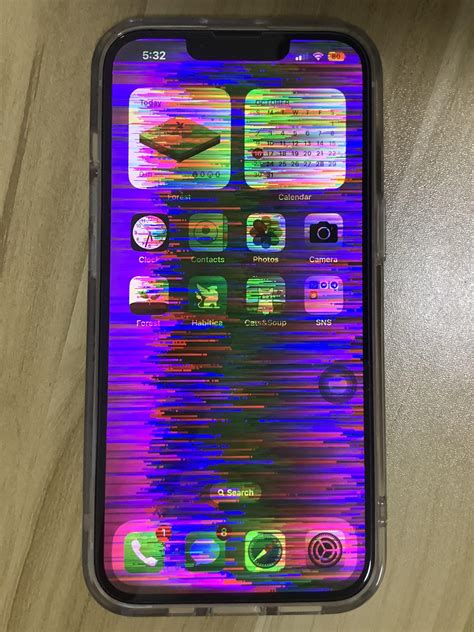 Iphone Rainbow Screen Issue R Iphone