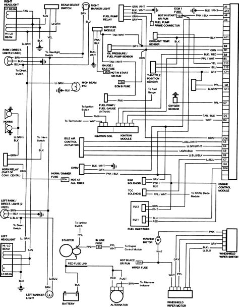 Need a place for your egt, boost, or a/r gauges! 1987 Chevy Truck Wiring Diagram - Chevy Diagram