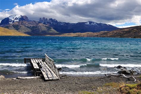 801362 Patagonia Lago Azul Chile Coast Mountains Rare Gallery Hd