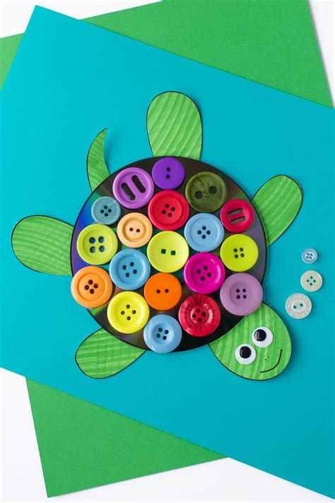Adorable Button Turtle A Preschool Nursery Project For Kids Truly