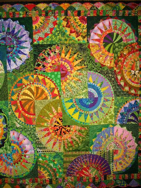 Microfiber tapestry, complete with hemmed edges for secure hanging. Pacific NW Quilt Show 2007 | Quilts, Circle quilts ...