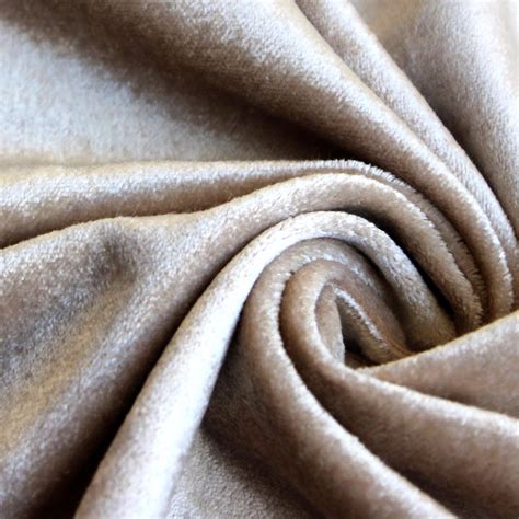Pearl Beige Cotton Velvet Upholstery Weight Fabric Commercial Etsy