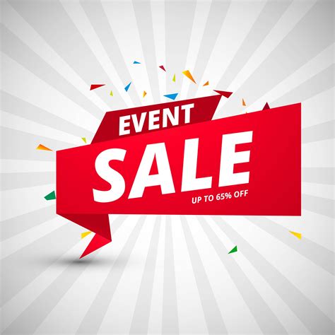 Event Sale Banners Colorful Design Template 258433 Vector Art At Vecteezy