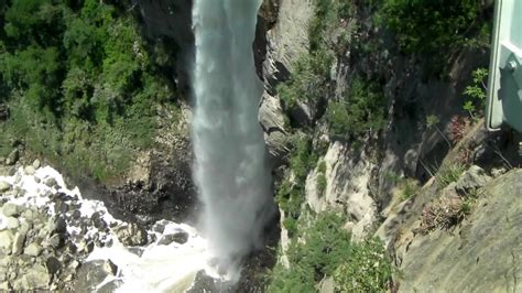 Horsetail Falls Cola De Caballo Near Guadalajara Youtube