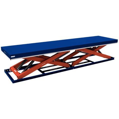 Edmolift Horizontal Double Scissor Lift Table Tph 6000 Assurich
