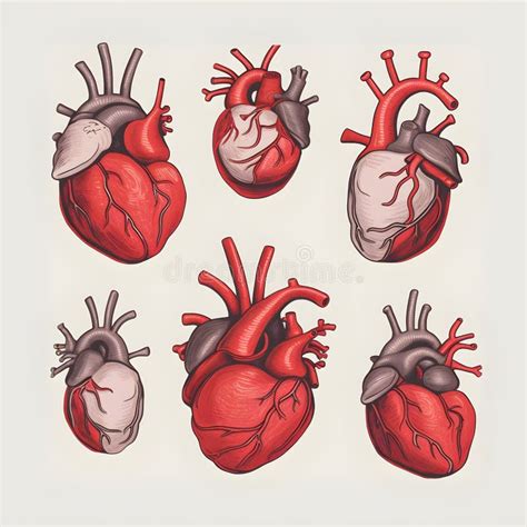 Cartoon Human Heart Cartoon Organs Heart Cartoon 3d Illustration