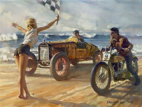 “fuel For The Soul” Outstanding Nostalgic Motorcycle Paintings Of