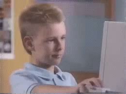 Thumbs Up Computer Kid GIFs | Tenor
