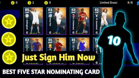 Don T Miss This Five Star Nominating Contract Card In Efootball