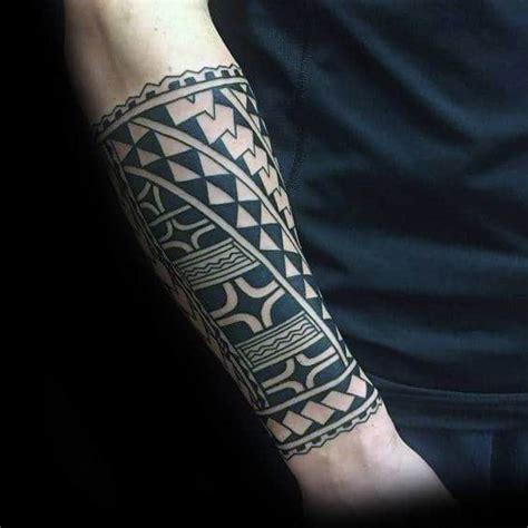 Some people might tell you that the tattoos mean luck or strength but there is so much more to it than that. 60 Tribal Forearm Tattoos For Men - Manly Ink Design Ideas