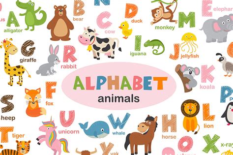 Alphabet With Animals By Nataka
