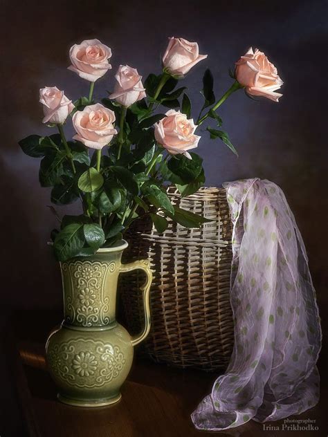 Still Life With Bouquet Of Delicate Pink Roses в 2020 г Розы Фотографии