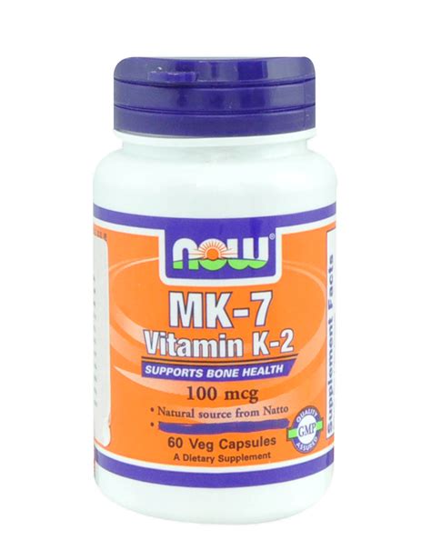Check spelling or type a new query. MK-7 Vitamin K-2 by NOW FOODS (60 capsules) € 16,00