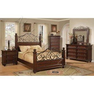 Bedroom sets with bed and other accessories should be made with strong quality material like wood or metal. Wood And Wrought Iron Bedroom Sets - Ideas on Foter