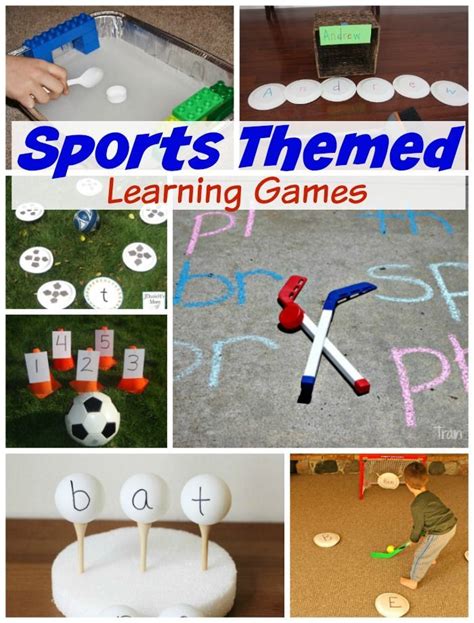 Modify them to be as competitive as you like. Sports Themed Learning Games! | Sports activities for kids ...