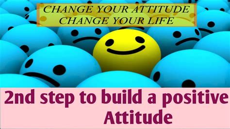 Second Step To Build A Positive Attitude Youtube