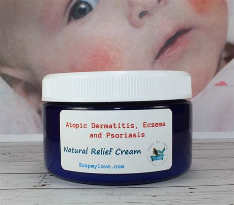 Atopic Dermatitis Eczema And Psoriasis Natural Relief Cream Etsy
