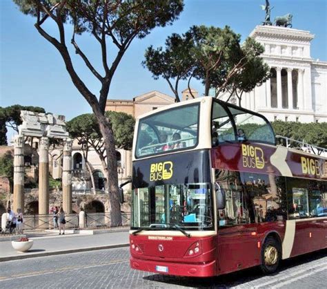 Rome Hop On And Hop Off Big Bus Ticket Colosseum Rome Tickets