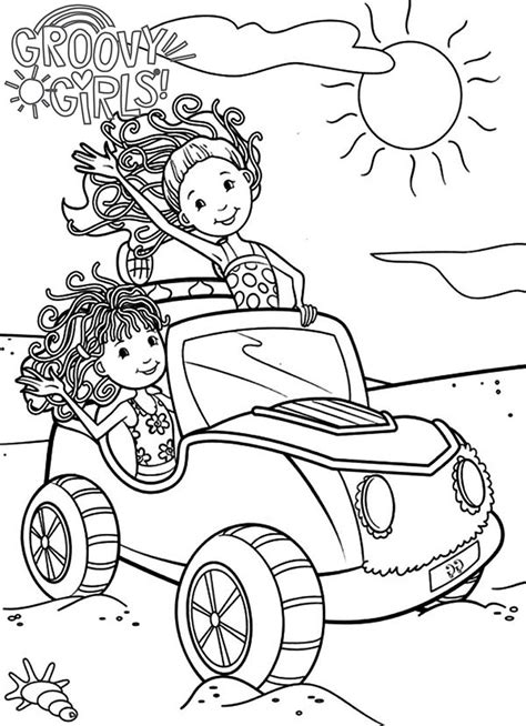 This coloring page has where to roam the colors. Groovy Girls 2017 Coloring Pages | Coloring pages for ...