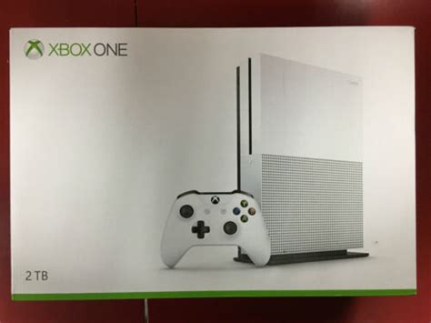 Microsoft Xbox One S 2tb 4k Uhd Console Limited Edition Ice White New