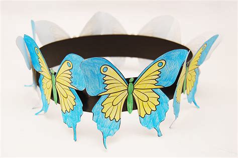 Butterfly Crown Kids Crafts Fun Craft Ideas