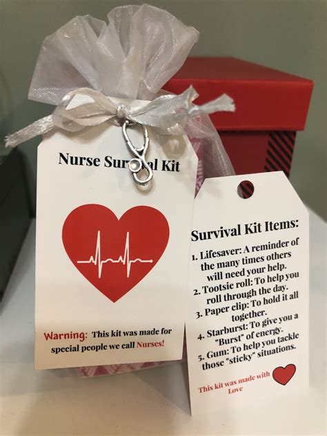 Nurse Survival Kit With Stethoscope Charm Great T For Nurses