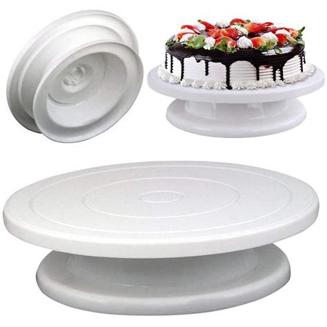 Cake Turntable Revolving Cake Decorating Stand Cake Stand Turntable