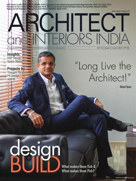 Architect And Interiors India June 2021 Magazine