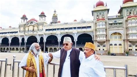 Former J K CM Dr Farooq Abdullah Visits Tipu Tomb Sriranganathaswamy