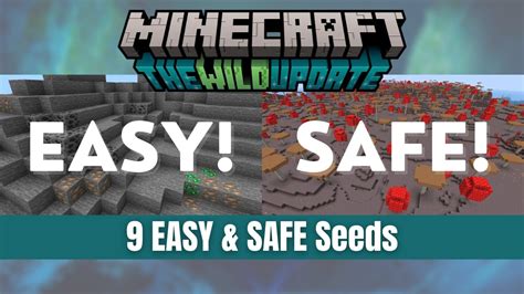 Easy Starter Seeds For New Minecraft 1 19 1 20 Worlds Youtube