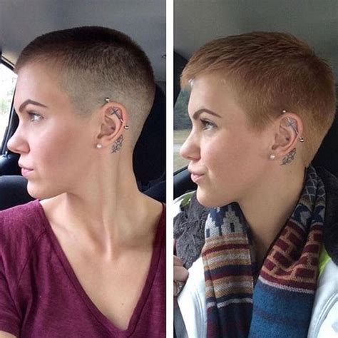 Hot To Grow Out A Buzz Cut Google Search Buzz Cut Hairstyles Super